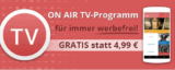 AppDeals – TV Programm ON AIR für Android kostenlos und werbefrei