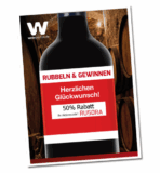 Nur heute ! 50% Rabatt auf alle Weine – Angebote sind von dieser Aktion ausgeschlossen