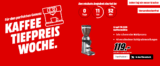 MediaMarkt Kaffee-Tiefpreiswoche – z.B. GRAEF CM 800 Kaffeemühle Silber nur 119,-