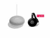 Google Home Mini (Weiß,Schwarz oder Coral) + Chromecast 2 zusammen nur 53,10 Euro inkl. Versand