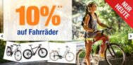 Nur heute: 10% Rabattgutschein auf alle Fahrräder bei Plus.de