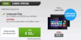 Super! BASE Internet Flat 11 + Nokia Lumia 2520 nur 11,- Euro monatlich + 1,- Euro Zuzahlung