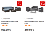 Alles muss raus: 50% auf ausgewählte Gartenmöbel und Grills bei Obi
