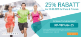 Letzte Chance! 25% Rabatt auf alle Artikel auf Alles im Onlineshop bei Runnerspoint durch einen Gutscheincode (ohne MBW)!