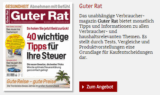 Wieder da! 12 Ausgaben „Guter Rat“ + tolino vision 2 eBook-Reader für nur 99,- Euro