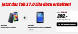 SAMSUNG Galaxy S5 16 GB Schwarz inkl. Tab 3 7.0 Lite für zusammen nur 399,- Euro inkl. Versand