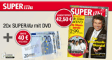 20 Ausgaben der Zeitschrift SUPERillu mit DVD für effektiv nur 2,50 Euro – durch 40,- Euro Verrechnungsscheck