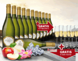12 Flaschen Prosecco Frizzante „Alberto“ inkl. 6 Sektgläser gratis für nur 59,99 Euro inkl. Lieferung