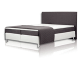 ROLLER Boxspringbett KARA weiß grau mit Matratzen 180x200cm nur 444,- Euro inkl. Versand