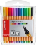 12er-Pack Fineliner – STABILO point 88 Mini – mit 12 verschiedenen Farben ab nur 4,24€ (statt 8€)