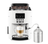 KRUPS EA 8161, Kaffeevollautomat, 1.8 Liter Wassertank, 15 bar, Metall-Kegelmahlwerk, Weiß für nur 294,- Euro inkl. Versand