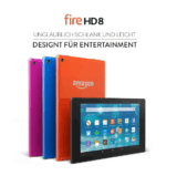 Fire HD 8, 20,3 cm (8 Zoll), HD-Display, WLAN, 8 GB (Schwarz) für nur 129,99 Euro inkl. Versand