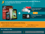 Miniabo! iX als Heft oder Digital 3 Monate für nur 13,50 Euro + 10,- Euro Amazon Gutschein