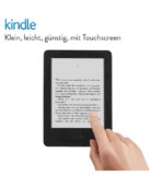 Kindle, 15,2 cm (6 Zoll) Touchscreen ohne Spiegeleffekte, WLAN (Schwarz) für nur 59,99 Euro inkl. Versand