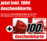 Knaller! Galaxy S5, Galaxy Alpha oder Galaxy S 10,5” bei Saturn mit 100,- Euro Rabatt kaufen