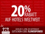 [EBOOKERS] Satte 20% Rabatt auf Hotelbuchungen – weitere Rabatte