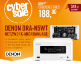 Cybersale! Denon DRA-N5WT Netzwerk-Musik-System mit DLNA und AirPlay weiß für nur 188,- Euro inkl. Versand
