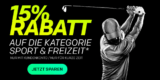 Bis 12. Juli: 15% Rabattgutschein auf die Kategorie Sport und Freizeit bei Rakuten.de