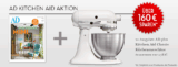 Knaller! Kitchen Aid Classic Küchenmaschine für nur 278,- Euro (Preisvergleich 379,-) + 10 Ausgaben AD Magazin!