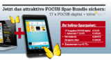 Nur 200x verfügbar! 17 Ausgaben Focus digital + tolino tab 7 für nur 75,- Euro