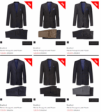 40% auf Hilfiger Anzüge! Über 13.000 Artikel stark reduziert z.B. Anzüge von Hilfiger, BOSS, Joop, s.Oliver ab 99,- Euro