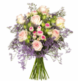Einfach mal Danke sagen!? Bei Miflora das Blumenarrangement „Pink Chic“ mit rosa Rosen nur 24,90 Euro inkl. Versand