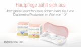 Gratis Gesichtsbürste beim Kauf von Diadermine Produkten im Wert von 10,- Euro