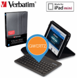 Verbatim Mini Schutzhülle mit Bluetooth Tastatur (Deutsch) für Apple iPad Mini für nur 25,90 Euro bei iBood!