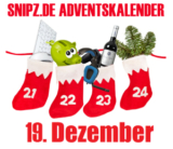 [SNIPZ.DE ADVENTSKALENDER] 19. Dezember! Heute mitmachen und einen 40,- Euro Zalando Gutschein gewinnen!