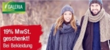 Nur 3 Tage lang! 19% Rabatt auf Mode bei Galeria Kaufhof