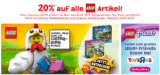 Spielzeug Schnäppchen bei Toys’R’Us: 20% Rabatt auf Lego und Playmobil + 10,- Euro Rabatt bei Paypal-Zahlung (MBW 30,- Euro)