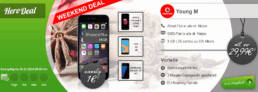 Vodafone Young AllnetFlat mit 3GB LTE & EU-Flat nur 29,99 Euro monatlich – dazu ein iPhone 6 Plus 16GB für 1,- Euro dazu