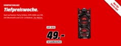 MediaMarkt „Sound Tiefpreiswoche“ – Tiefpreiswoche mit vielen günstigen Angeboten z.B. PHILIPS HR 2381/05 Nudelmaschine für nur 179,- Euro