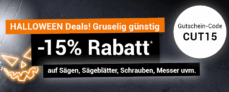 Läuft noch: 15% Rabatt auf Sägen, Sägeblätter, Schrauben, Messer und vieles mehr bei Zoro