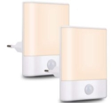 Brisun LED Nachtlicht mit Bewegungsmelder im 2er-Pack für nur 9,53€ (statt 15,89€)