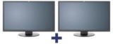 2x Fujitsu E-Line E22-8 TS Pro LED-Monitor für 59,90€