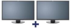 2x Fujitsu E-Line E22-8 TS Pro LED-Monitor für 59,90€