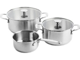 3-teiliges KitchenAid Kochtopfset (Induktionsgeeignet) für 95,90€ (statt 189€)