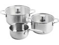 3-teiliges KitchenAid Kochtopfset (Induktionsgeeignet) für 95,90€ (statt 189€)