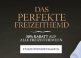 30% Rabatt Gutschein auf alle Freizeithemden bei Charles Tyrwhitt