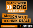 Saturn Black Week 2016 – täglich neue Deals bis 28. November!