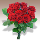 [VALENTINS] Rote Rosen! Strauß aus 12 langstiligen (60cm) roten Rosen nur 12,99 Euro – mit Trick ohne Versandkosten