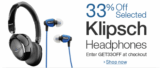 [AMAZON UK] Tipp! 33% Rabatt auf viele Klipsch Kopfhörer
