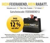 [MEINPAKET] Bis 20 Uhr! 12% Rabatt auf Alles bei Meinpaket – dank Gutscheincode ab einem Bestellwert von 1,- Euro bis max. 1500,- Euro!