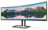 Rieeesenteil! PHILIPS 498P9Z 49 Zoll DQHD Curved Monitor mit 5120×1440 Pixel, 165 Hz und USB Hub für 740€