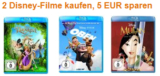 [AMAZON] Für die kleinen! 5,- Euro Rabatt beim Kauf von 2 Disney-Filmen