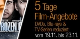 5-Tage-Film-Angebote mit vielen guten Preisen für Blu-rays oder DVDs