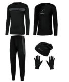 5-teiliges REUSCH Winterset (Sweater, Langsarmshirt, Trainingshose, Handschuhe & Mütze) für nur 44,99€