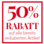 Nur noch heute: 50% Aktionsrabatt auf bereits reduzierte Artikel bei NKD