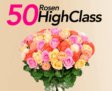 Blumenstrauß “HighClass” mit 50 bunten Rosen nur 27,98 Euro inkl. Versand